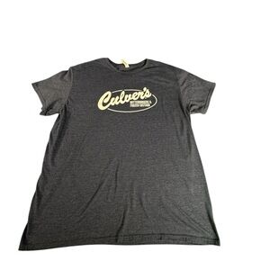 Culver’s ButterBurgers Frozen Custard T-Shirt Mens XL Blue Threadfast Soft Tee